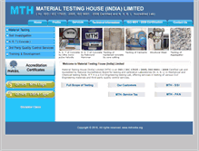 Tablet Screenshot of mthindia.org